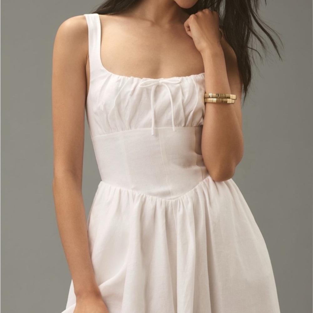 Reformation White Midi Dress